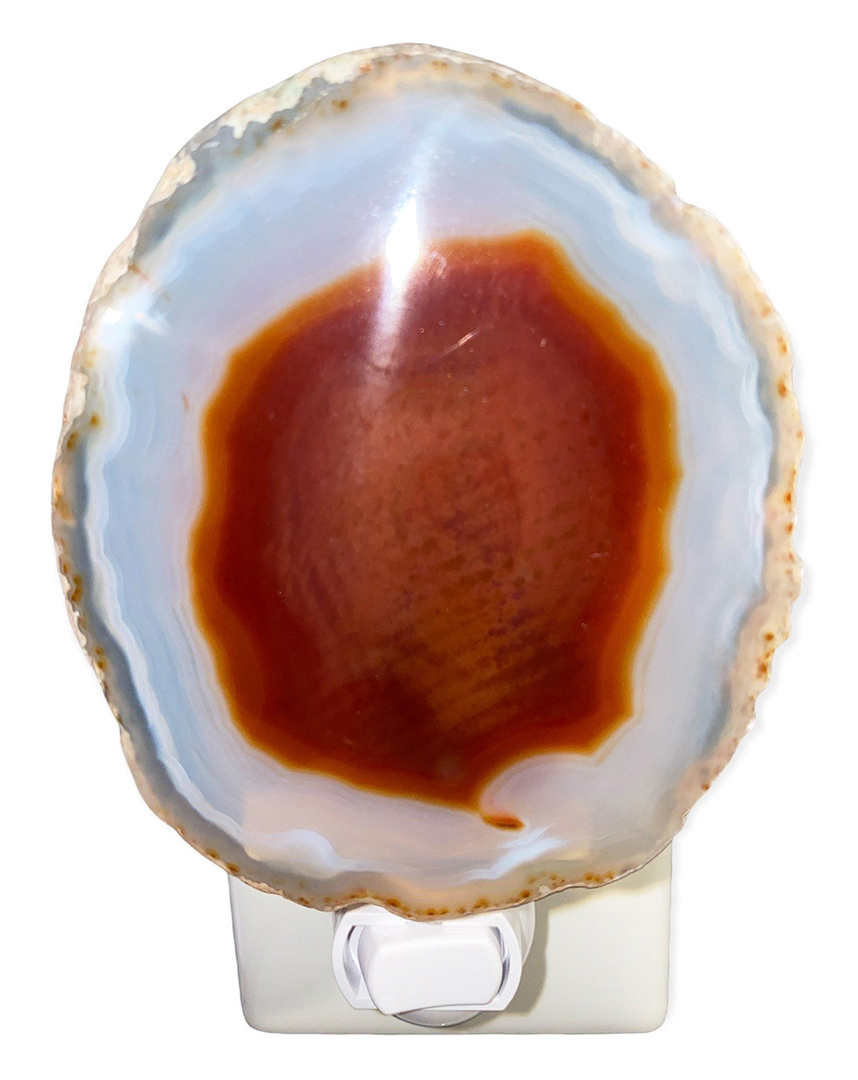 AGATE NIGHT LIGHTS - Natural - 3.15 inch + Slice - Loose no packaging