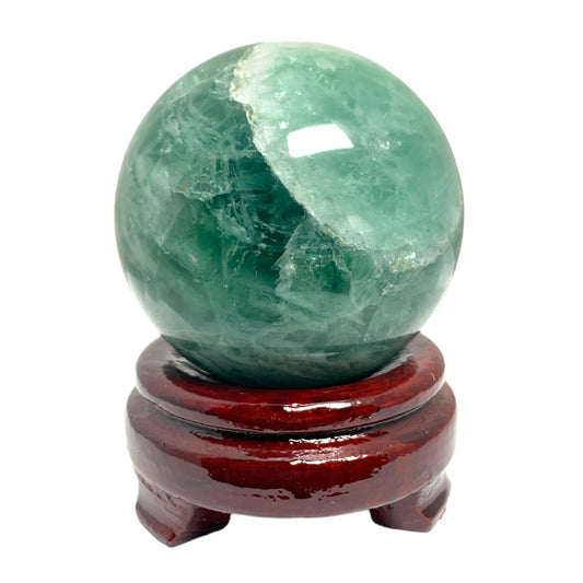 FLUORITE GREEN - appx 3 inch - Sphere - Price per gram