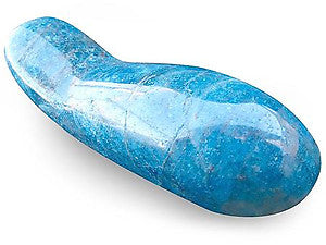 BLUE APATITE - Whale Massage Tool Handheld - 3.5 inch 90 grams - NEW521