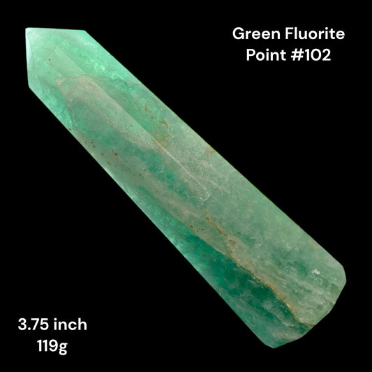 Fluorite Green - 3.75 inch - 119g - Polished Points