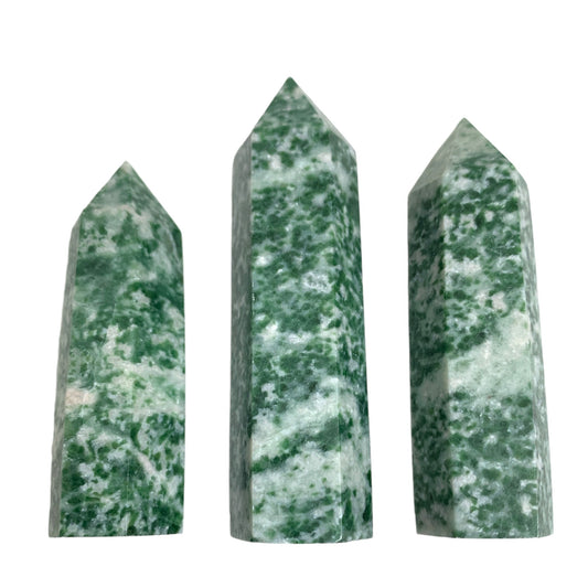 Tree Agate - Polished Points - 55-80mm - Price per gram per piece - China - NEW1022