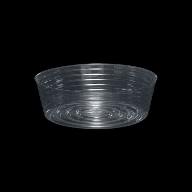 10 dia x 3-5 deep - CLEAR - ROUND - BASKET LINERS