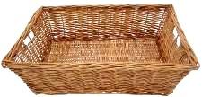 WILLOW RECT STORAGE TRAY - HONEY 16 x 12 x 5 deep