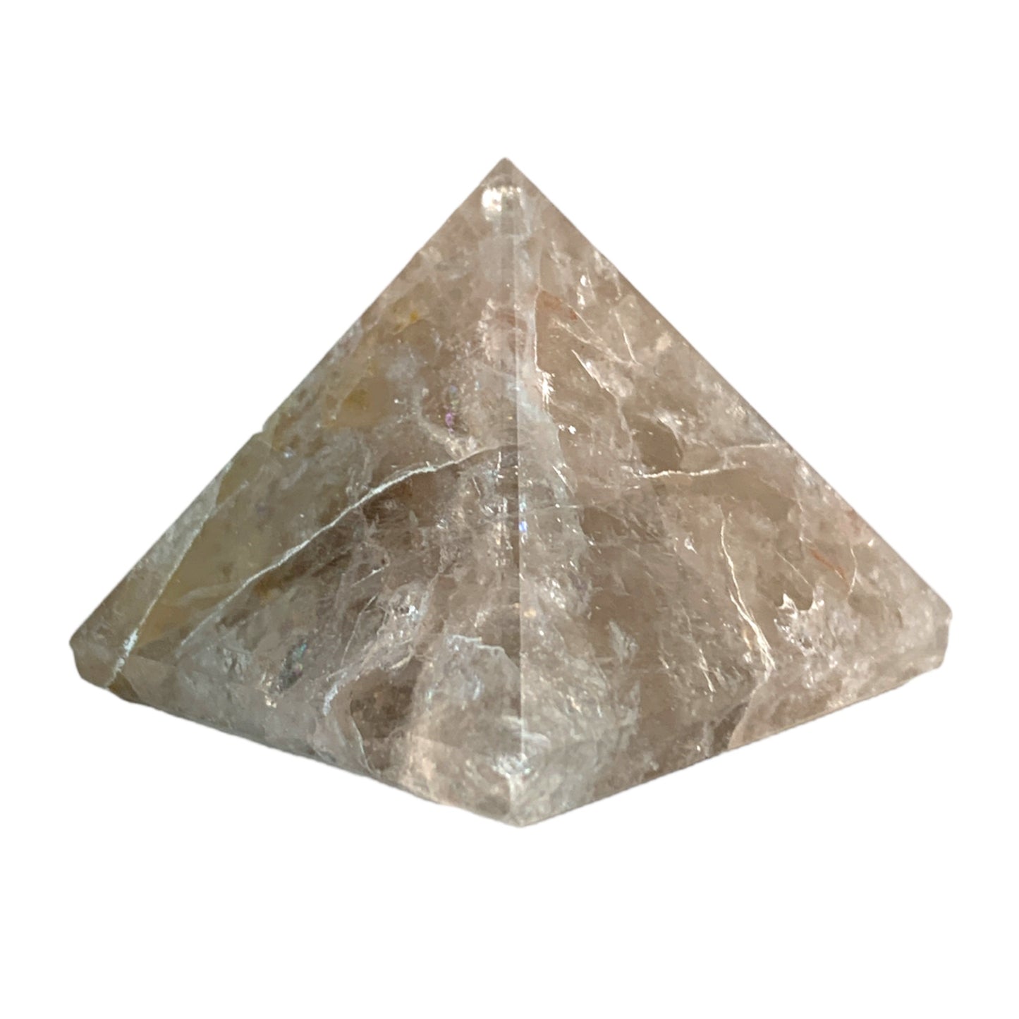 Quartz fumé - Pyramides - 50 à 70 mm - Prix par gramme par pièce (commande B2B 1 = 1 pièce donc nous facturons Ex. 30g = 2,70 $ chacun)