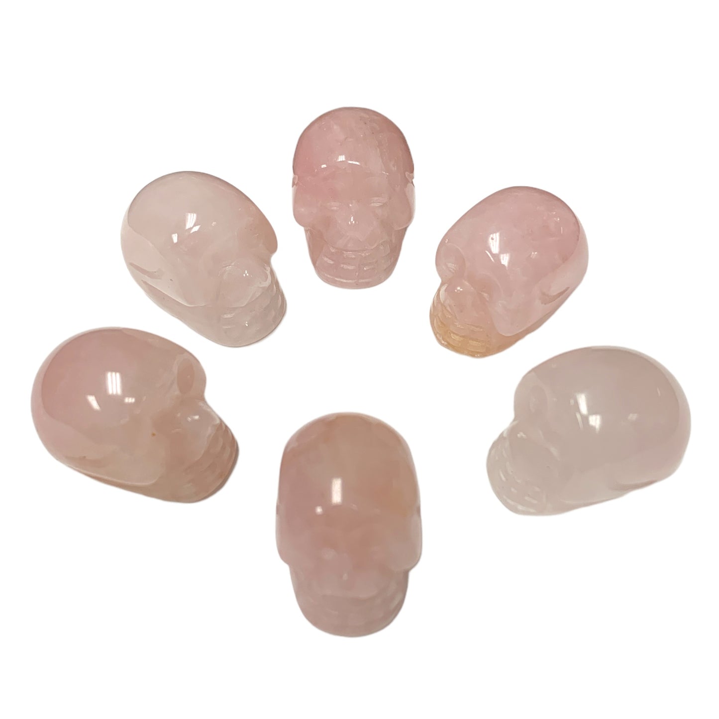 Crâne - Quartz Rose - Mini 30-35mm Grammes - Chine - NEW722