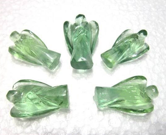 Green Fluorite  Angel - 1 inch - 20 grams - NEW422