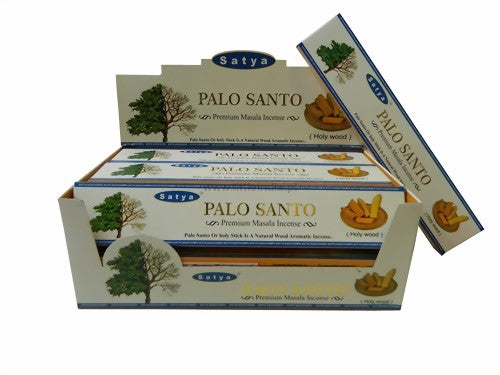 Satya Premium White Series - Encens Palo Santo - Boîte de 12 paquets 15g - NEW421