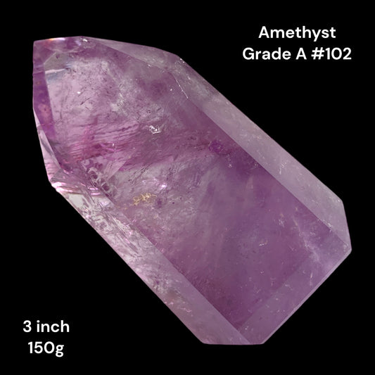 Amethyst - Grade A - 3 inch - 150g - Polished Points