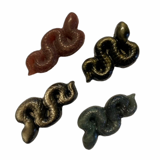 SNAKE SLIVERING - Mixed Stones - 60mm - Price Each - NEW922