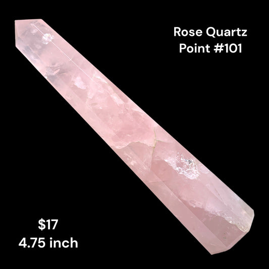 Rose Quartz - Polished Tower - 4.75 inch - 90g