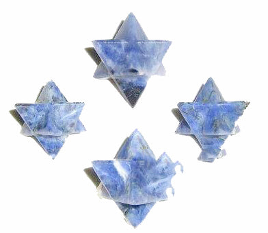 Sodalite  Merkaba Star Stones 15-19mm - 20 Grams - India (Minimum 5) NEW1020