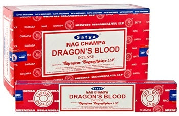 Bâtons D'Encens Satya - Dragons Blood - Boîte De 12 Paquets