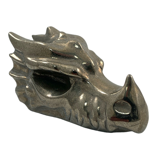 DRAGON HEAD - Pyrite - Small  70 x 32 x 40mm tall - Price Each - China - NEW622