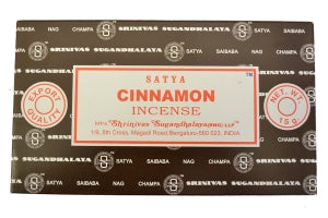 Satya Incense - Cinnamon - Box Of 12 Packs