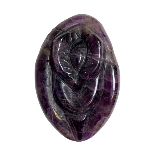 Female Body Part Yoni Vulva Vagina - Amethyst - 2 .25 inch - China - NEW423