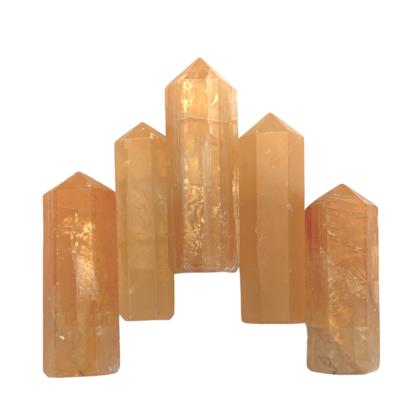 Citrine - 33-40mm - Single Terminated Pencil Points - (retail purchase as singles, wholesale min order 5) NEW1020 - India