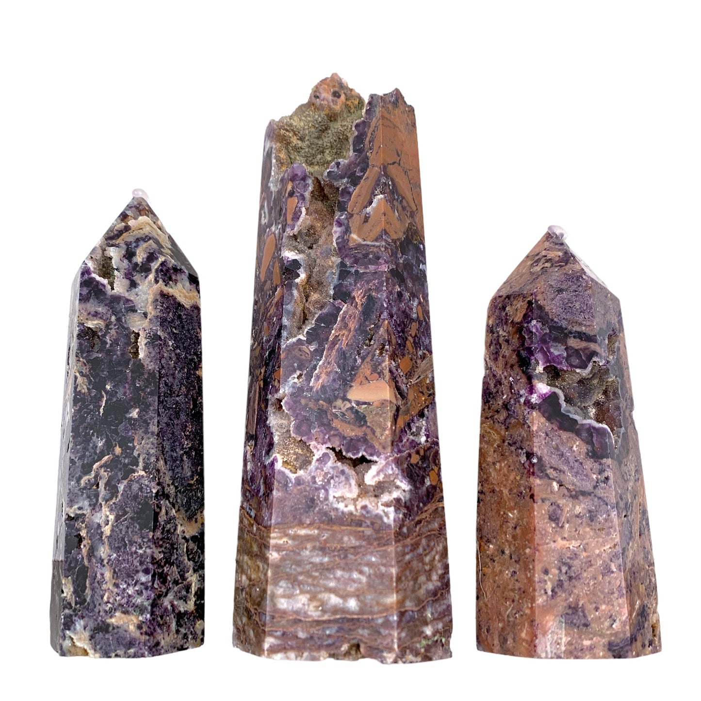 Sphalerite with Druzy - Points Large - 10-20 cm - Price per Gram - China - NEW722