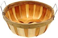 HALF BUSHEL BASKET SHALLOW - 12 inch DIA x 5  DEEP