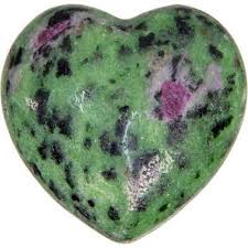 RUBY ZOISITE Palm Stones AA Quality  - India - NEW1122