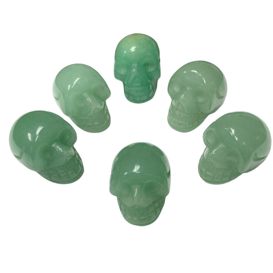 Crâne - Aventurine verte - Mini 30-35mm grammes - Chine - NEW722