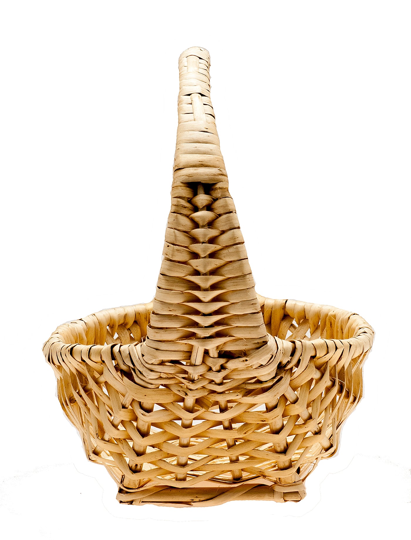 Oval Split Willow Baskets - SM - 9 x 7 x 3.5 x 8.5 inches