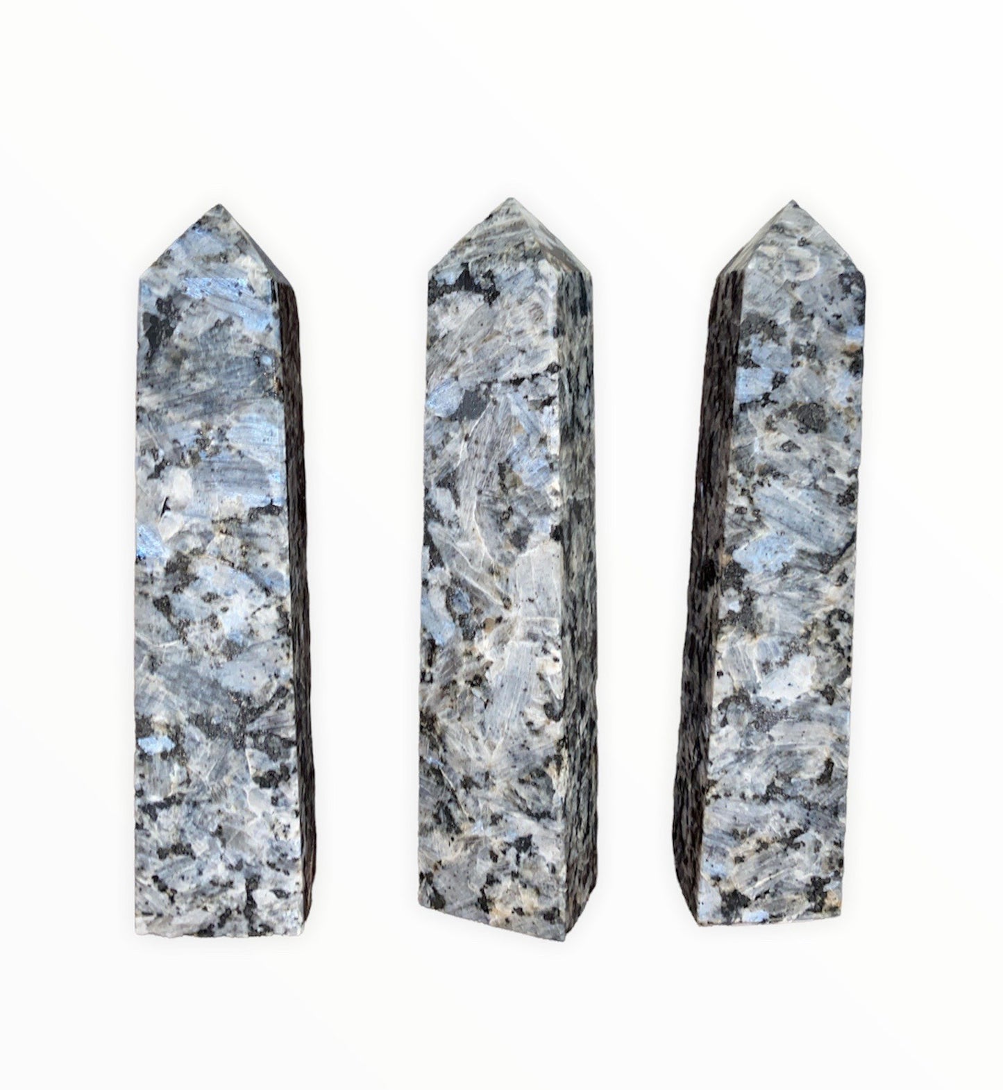Larvikite - 7 inch - Price per gram - NEW622 - Polished Towers Points
