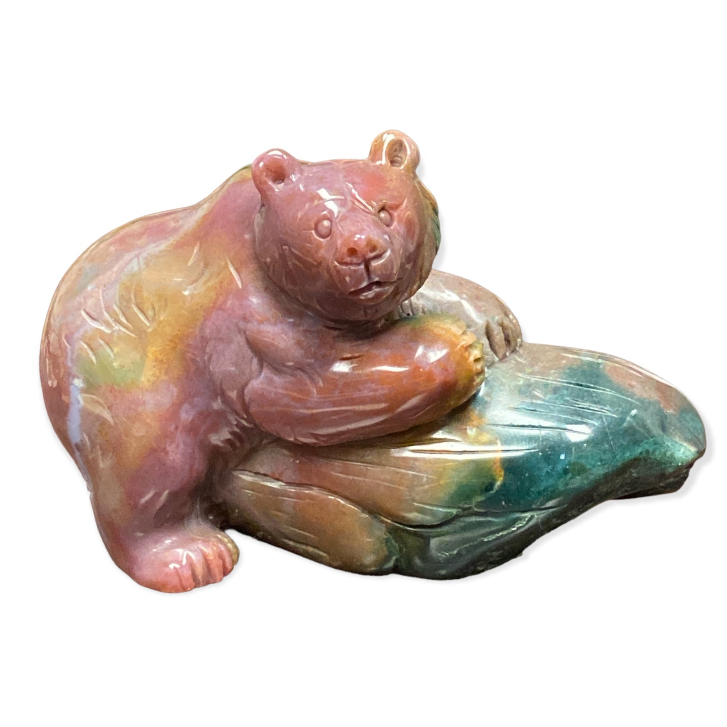 Bear - Ocean Jasper- Unique Carving from China - See notes for pricing - NEW622