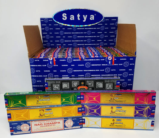 Encens Satya - Ayurveda Traditionnel - Boîte De 12 Sachets