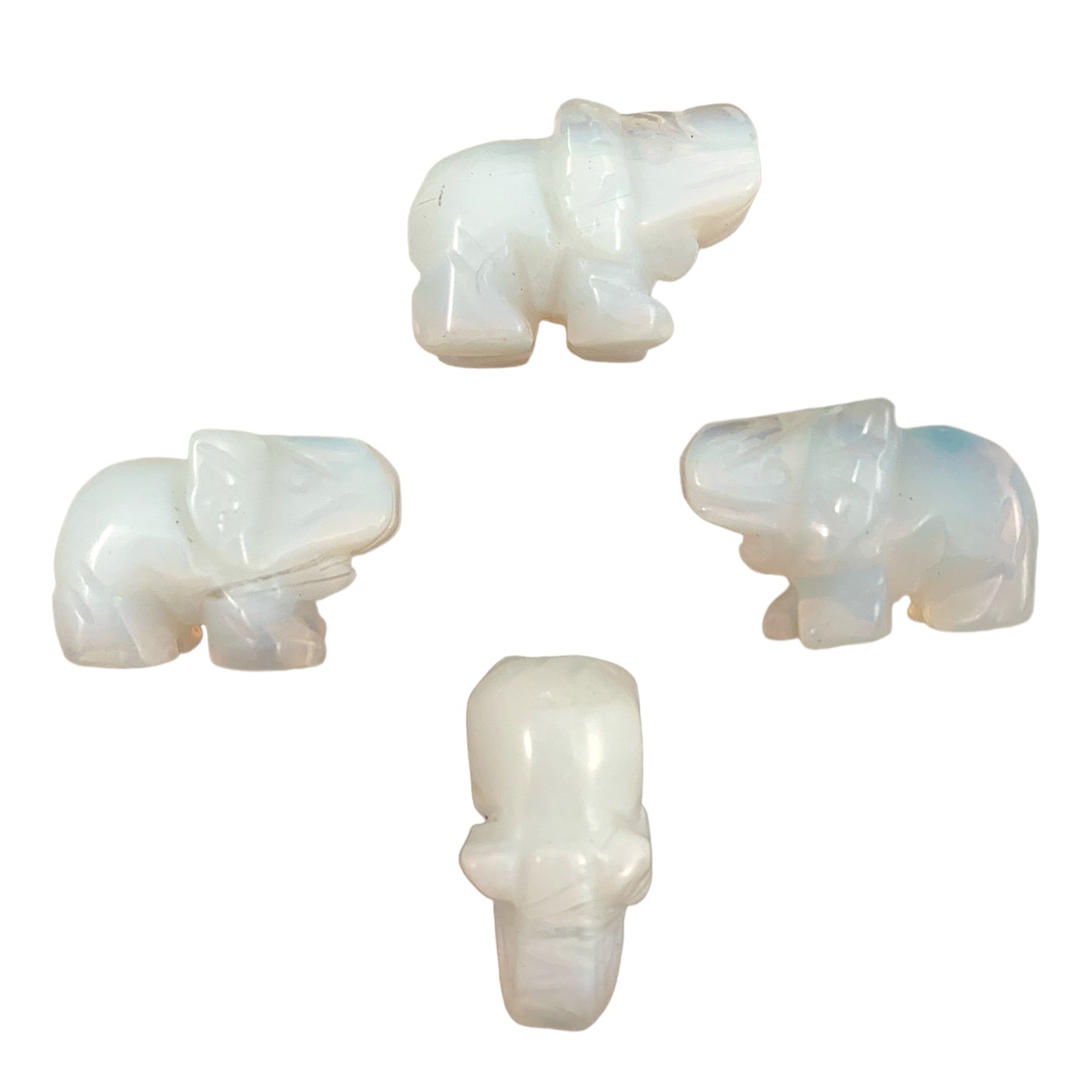 Baby Elephant - 25mm 1 inch - Opalite - Price Each - NEW922