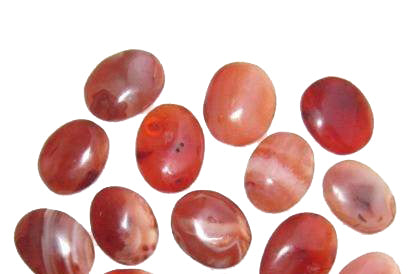 Red Carnelian OVAL Cabochons - 30mm 10 grams - NEW1221