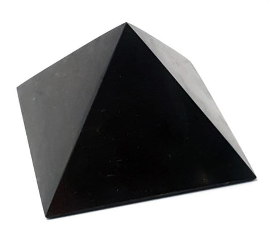 Shungite - Pyramid POLISHED - 3x3cm 1.18x1.18 inch - Price per  piece - NEW1120