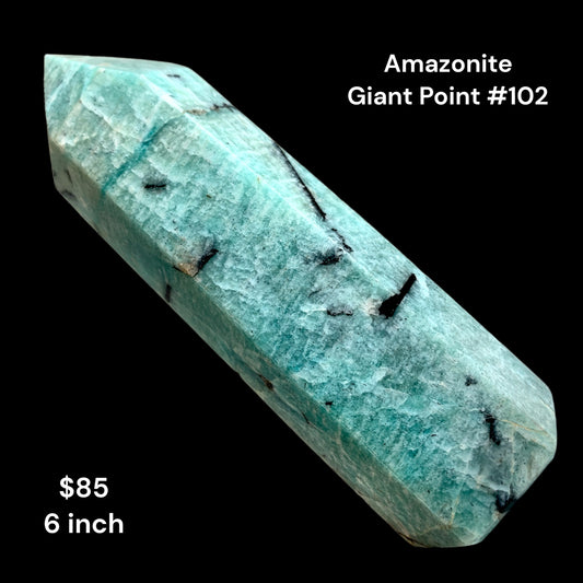 Amazonite - Giant - 6 inch - 468g - Polished Points