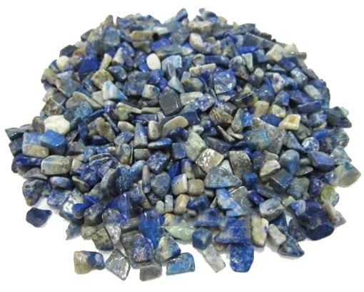 Lapis Lazuli Chips 5 to 8mm - 500 Gram (1.1 Pound) - India