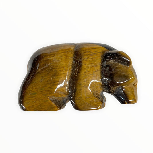 Bear - Tigers Eye - 5 cm - China - NEW921