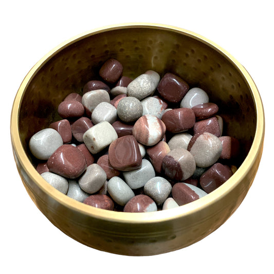 Narmada Lingam Tumbled Stones - Medium 20 - 30 mm - 500 GRAMS 1.1 LB - India - Has a loving energy that brings out the best in people - NEW1122