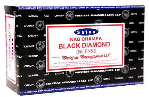 Satya Incense - Black Diamond - Box Of 12 Packs