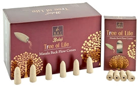 Balaji - Tree of Life - Backflow Incense Cones 10 per inner box (12/boxes) NEW1220