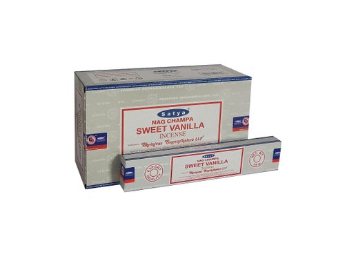 Encens Satya - Vanille Douce - Carton De 12 Sachets