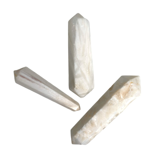 Scolecite - 35-45mm - Double Terminated Pencil Points - 6 Grams - India - order in 5's - NEW1221