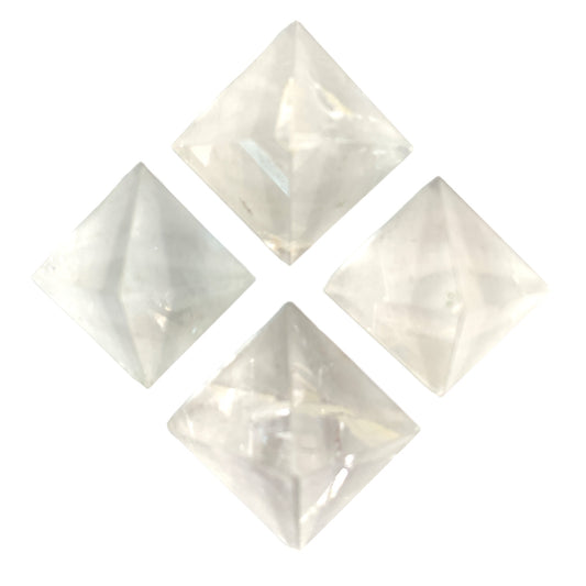 QUARTZ CRISTAL Clair - Petites Pyramides - 20 à 25mm - Prix par pièce 20g - Commande par 5 - Brésilien - NEW121