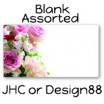 PK/50 - Flora Cards - Blank Enclosure Cards - Watercolour