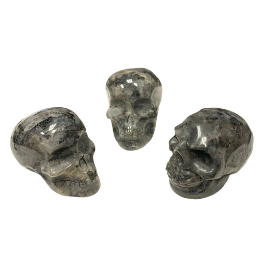 Skull - Larvikite - Extra Small 30Hx40Lx28mm wide - China - NEW722