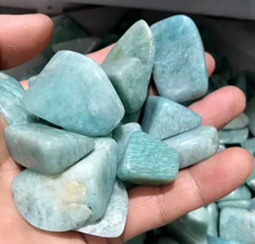 Amazonite Tumbled Stones - Small - 10-20mm - 1 LB. - China - NEW921