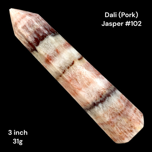 Dali Rainbow Calcite (Pork Stone) - 3 inch - 31g - Polished Points