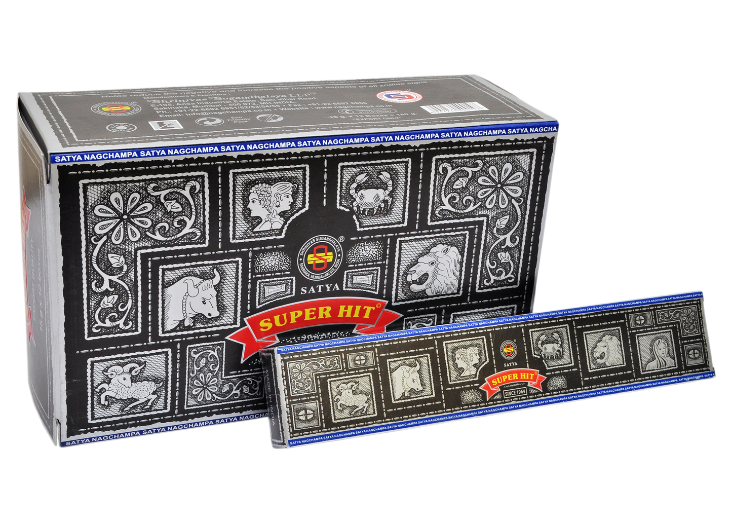 Satya Incense - Superhit Super Hit - Box Of 12 Packs