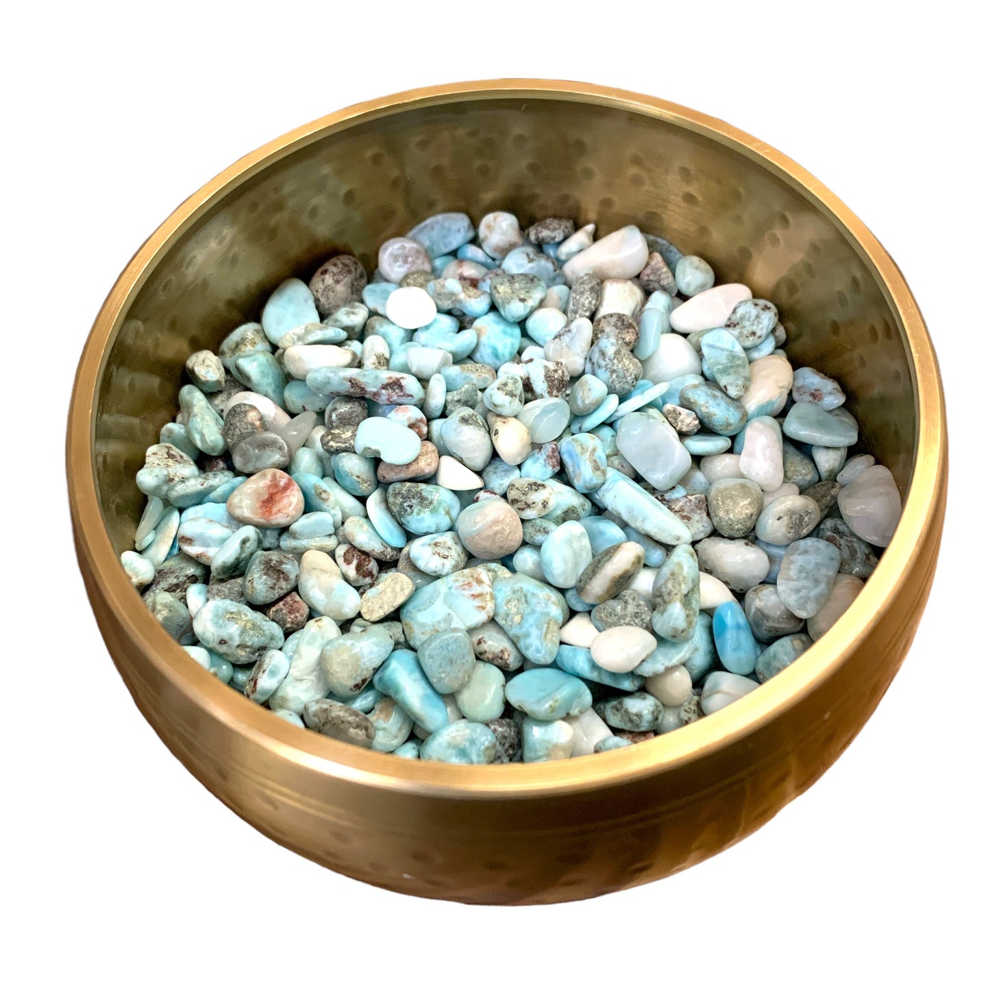 Larimar Tumbled Stones 8 to 18mm - 250 Grams - China - NEW1122