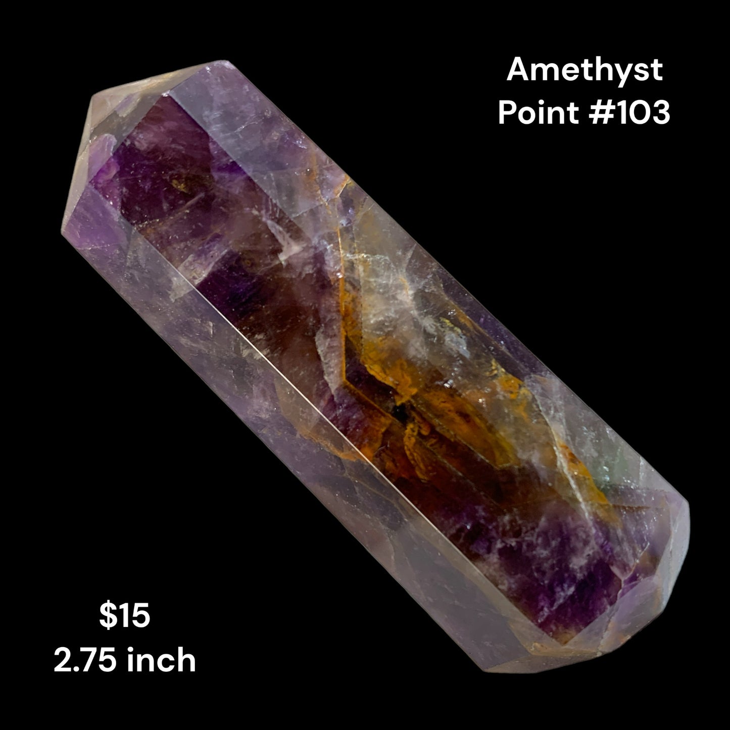 Amethyst - 2.75 inch - 71g - Polished Points