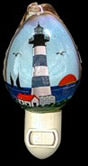 BLUE & WHITE LIGHTHOUSE COWRIE CUT FOR N/L