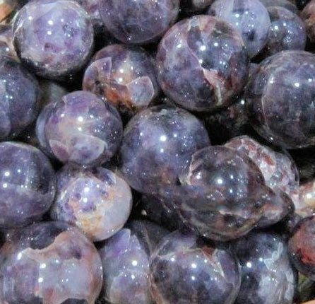 AMETHYST - 40-65mm - Sphere - Price per gram - India