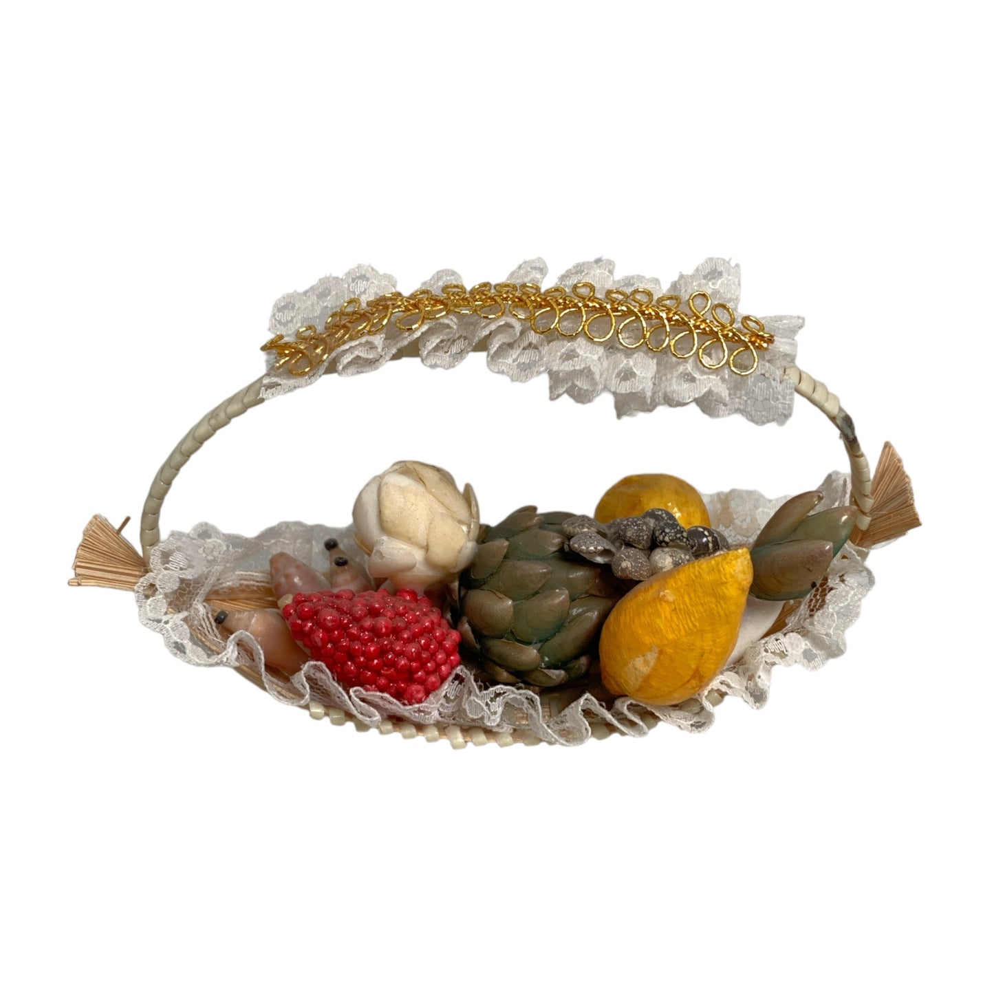 SHELL FRUIT BASKET 3 INCH